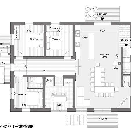 Kutscherhaus Thorstorf 아파트 Warnow (Nordwestmecklenburg)